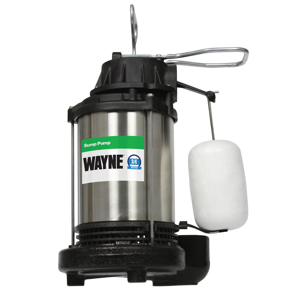 Wayne CDU980E front view showing robust, reliable sump pump design for basements