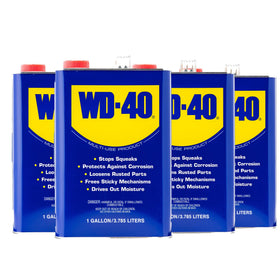 WD-40 Original bottle front view for fast lubrication and quick fixes