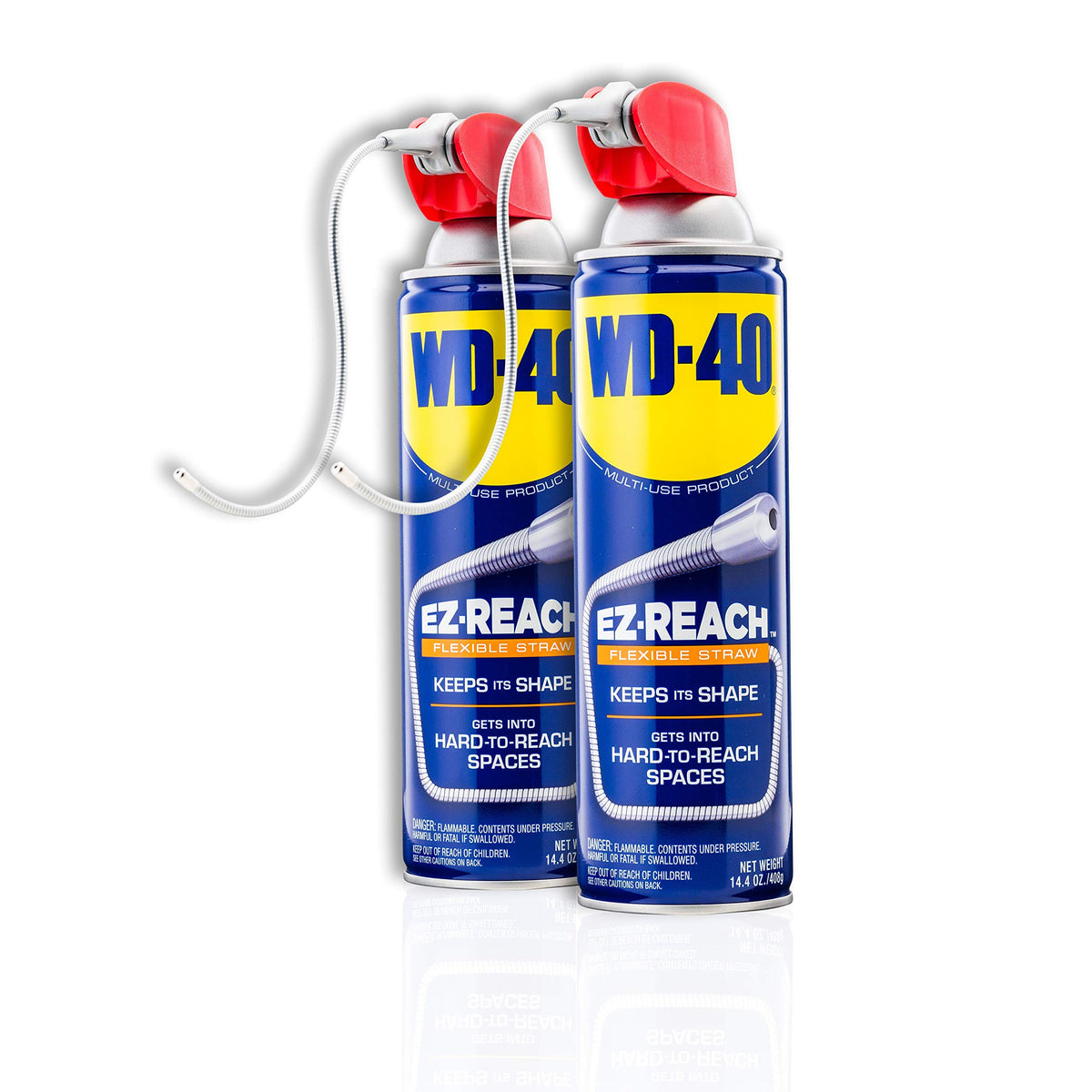 WD-40 Original Formula tin shown for general lubrication and rust prevention on metal parts.