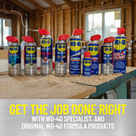 WD-40 Specialist two-bottle pack supports versatile lubrication for shop, garage, or home.