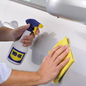 WD-40 Spray Applicator nozzle and cap close up for controlled spraying and quick maintenance