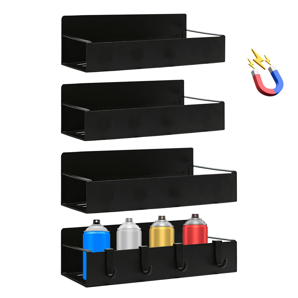 WDBG magnetic spray can holder large front view for quick access in a workshop.