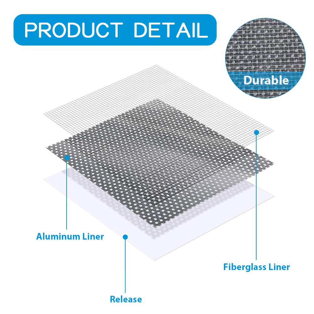 WDSHCR aluminum wall patch 4-inch ready-to-use patch for mid-sized holes