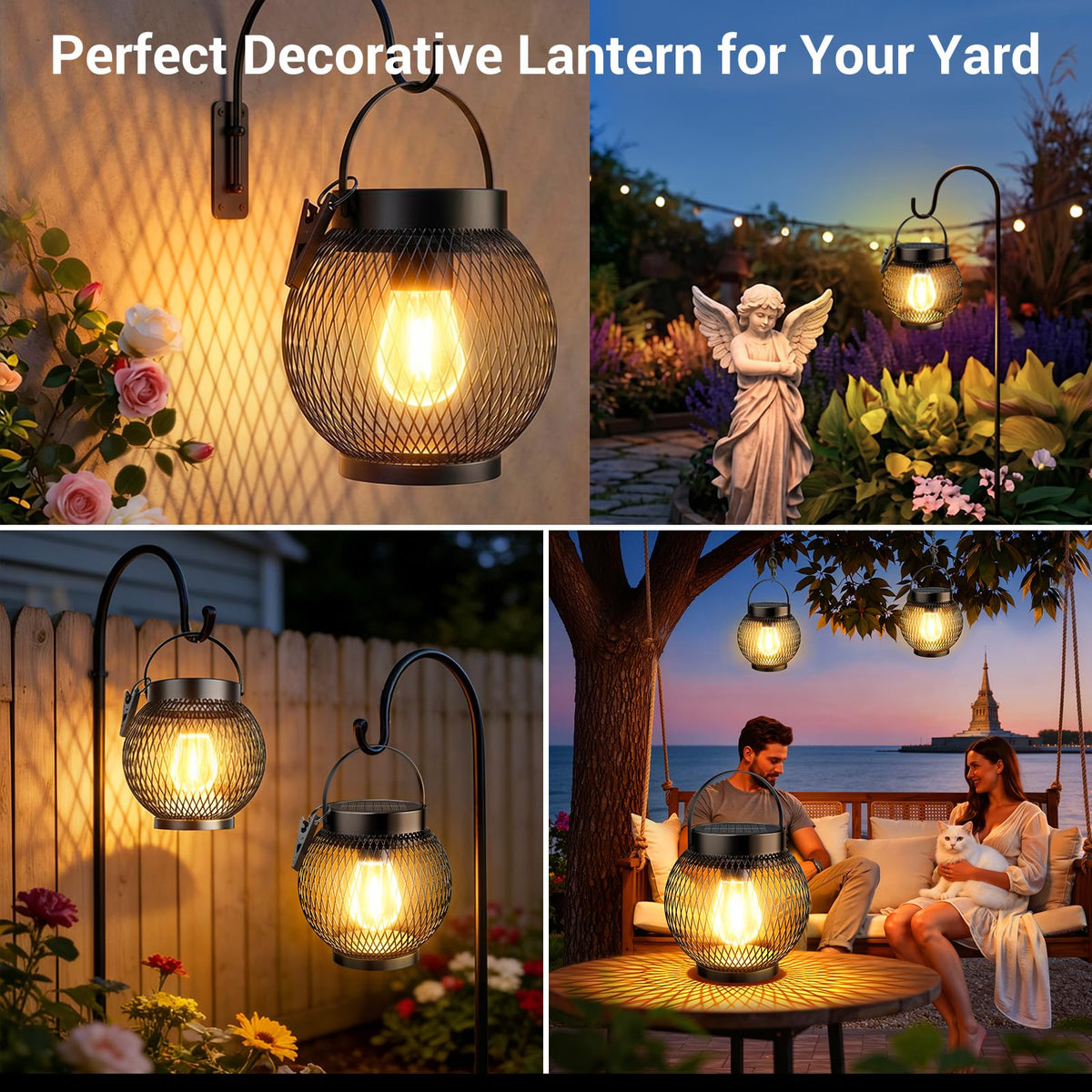 WdtPro durable metal construction boosts long-term garden decor.
