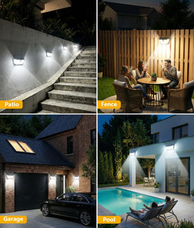 WdtPro fence path light guiding guests to the door safely