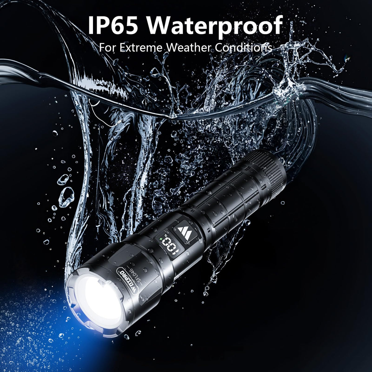 WdtPro SFL046 compact flashlight fits easily in your pocket.