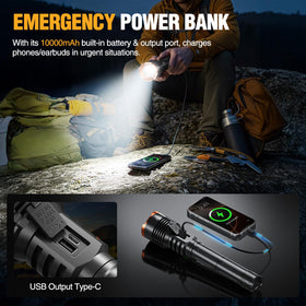 WdtPro flashlight five modes including SOS for flexible lighting options