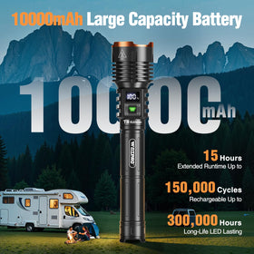 WdtPro flashlight USB output enables charging devices on the go