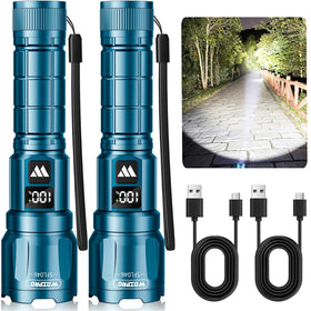 WdtPro 2-pack high-lumen flashlight for outdoor adventures.