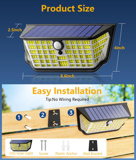 WdtPro motion sensor detection senses movement up to 32.8 feet for safer paths