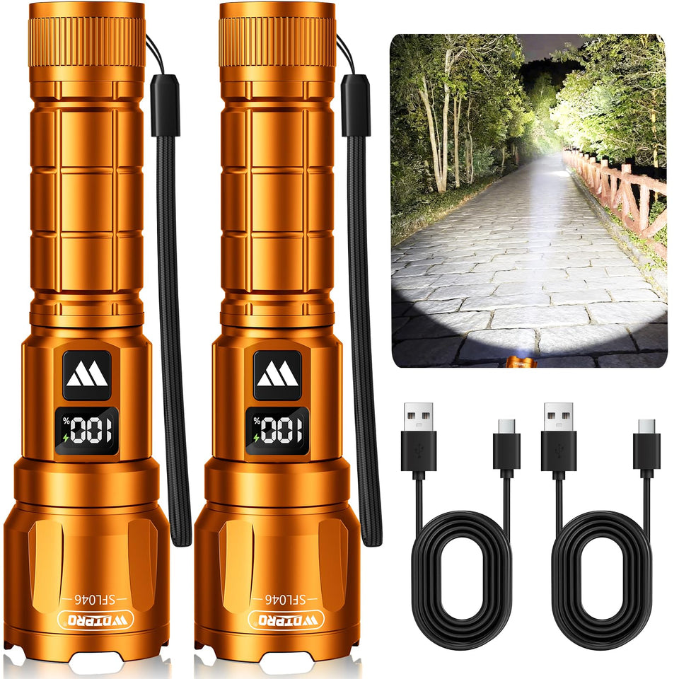 WdtPro SFL046 compact size flashlight for easy carry on outdoor adventures