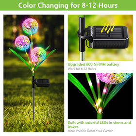 WdtPro garden stake lights are easy to install without wiring.