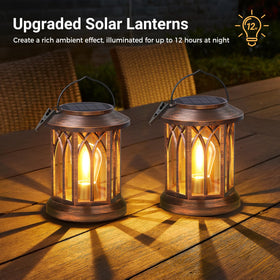 WdtPro lanterns provide long-lasting light after sun exposure.