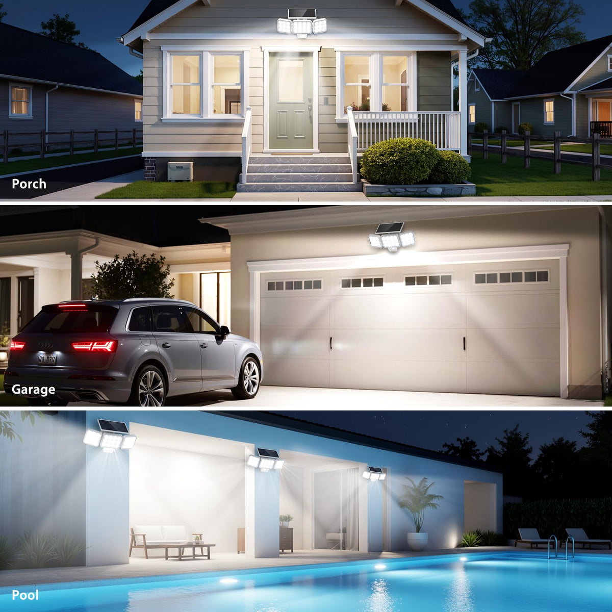 IP65 weatherproof housing protects WdtPro lights from rain and weather