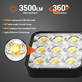 WdtPro glass-panel solar flood light highlights extended yard lighting with higher efficiency
