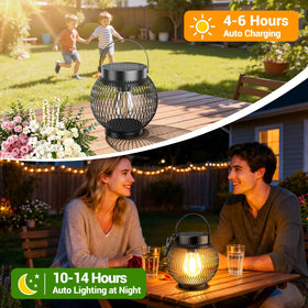 WdtPro upgraded solar panel charges quickly for longer illumination.