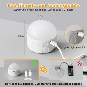 Weaboopre 12 RGB colors bulb for parties or ambient scenes.