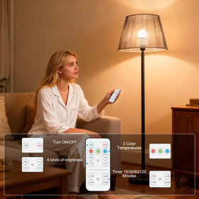 Weaboopre E26 lightbulb timer feature to conserve energy automatically.