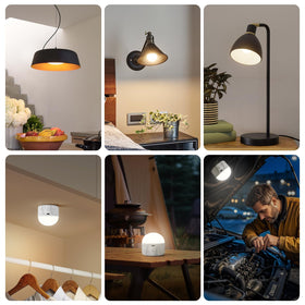Weaboopre non-hardwired LED bulb suitable for outdoor camping.