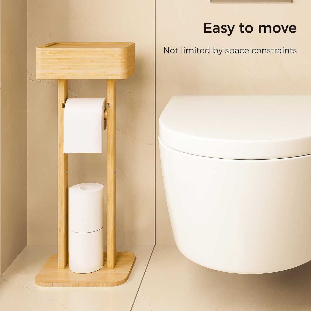 Wealone easy-assembly unit includes hardware for quick setup