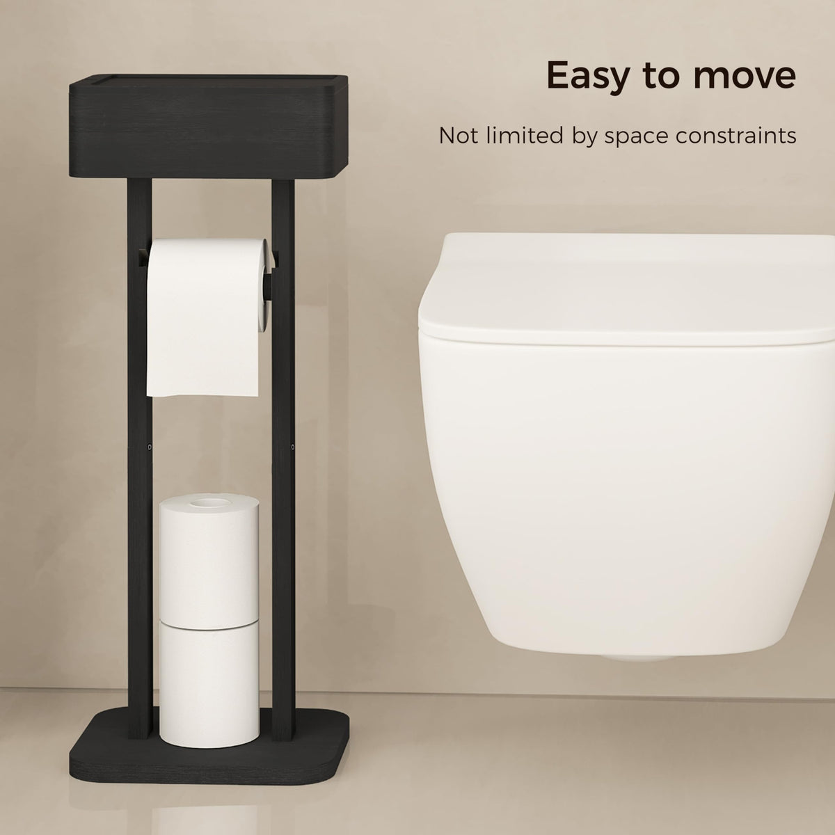 Wealone stable double-pillar design keeps rolls secure and prevents tipping.