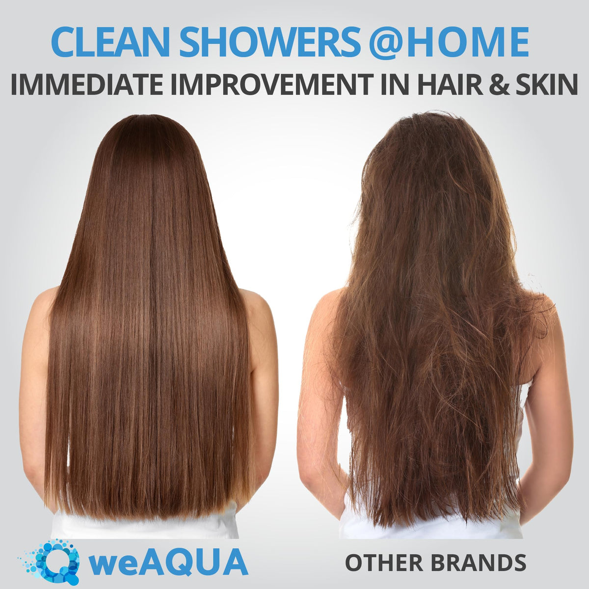 weAQUA visible water benefits include softer skin and hair