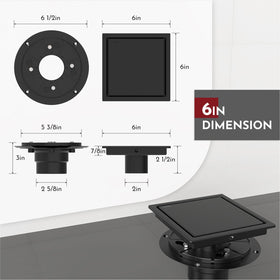 WEBANG flange-reversible cover tile insert demonstrates dual styling and tile compatibility.