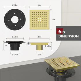 WEBANG flange detail in brushed gold shows precise fit for seamless installation.