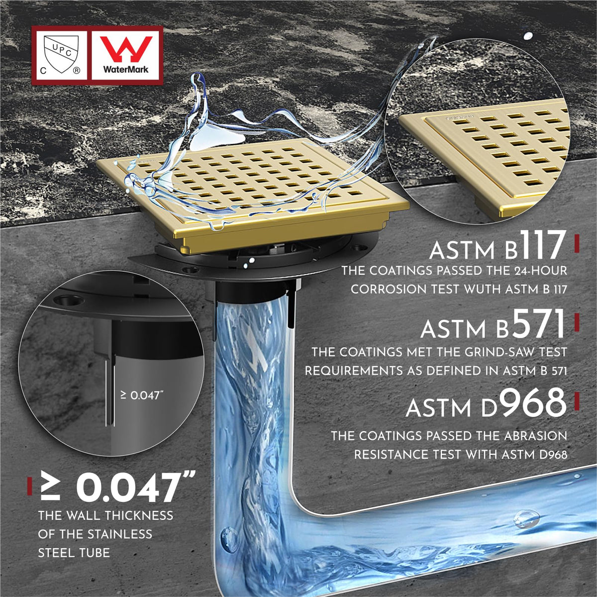 WEBANG SUS304 stainless steel finish, corrosion resistance for long-lasting shine.
