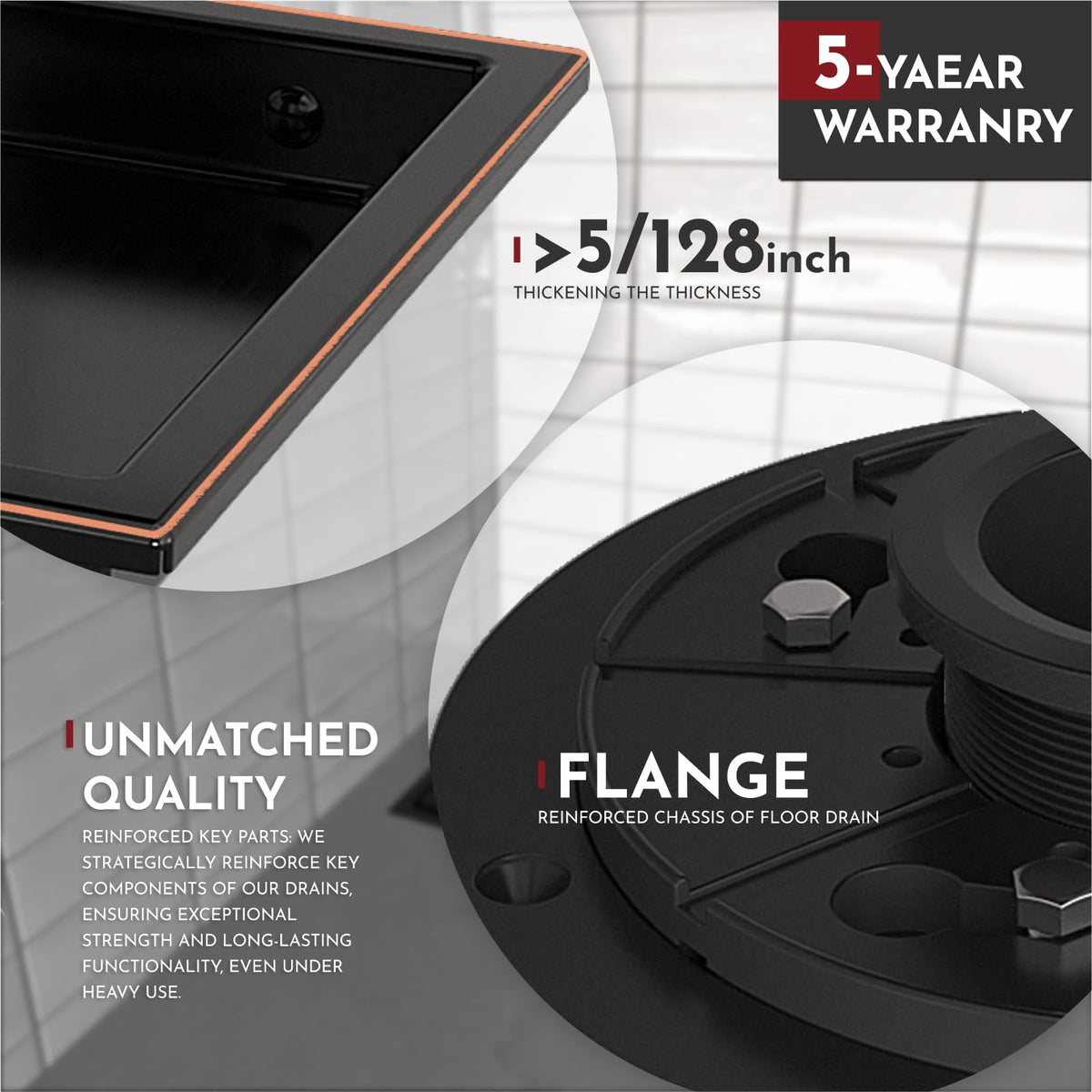 Webang SUS304 stainless steel construction resists corrosion and maintains shine