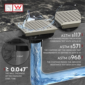 WEBANG WaterMark and CUPC certified for safety and durability
