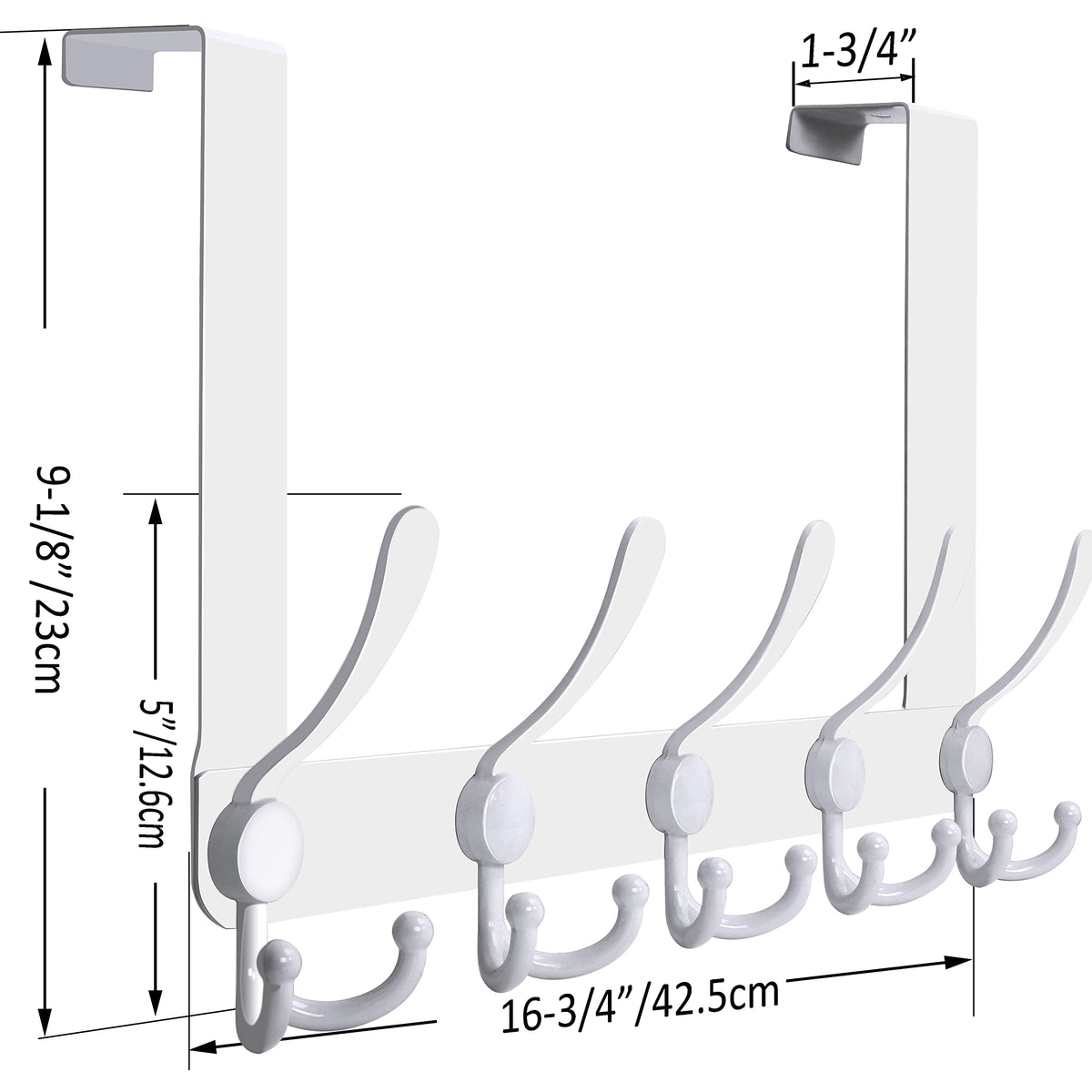 WEBI fits standard doors 1 3/8 to 1 3/4 inches thick for versatility.