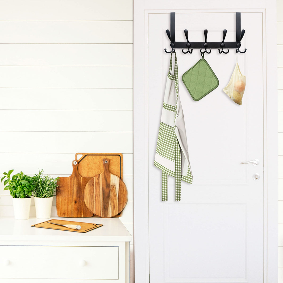 WEBI installation-friendly over-the-door rack with simple setup.