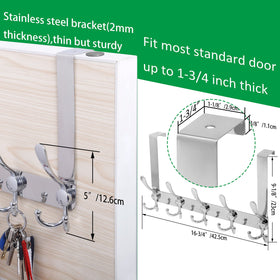 WEBI slim top bracket design allows easy door closing.