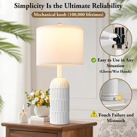 Weddeg 22.5-inch height suits bedside or console setups.
