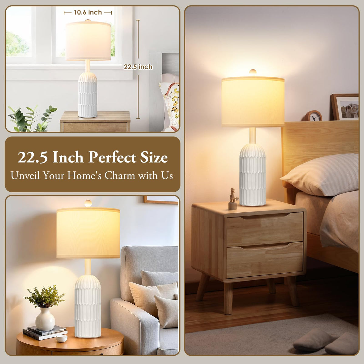 Weddeg gift-ready lamps suitable for home decor enthusiasts.