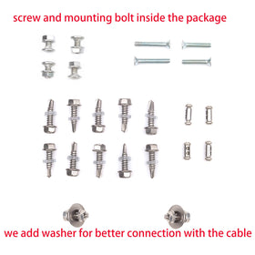 Wedeelweib lock kit installed inside the door illustrating concealed mounting.