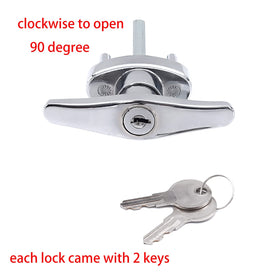 Wedelweib lock with two keys for convenient access and added security