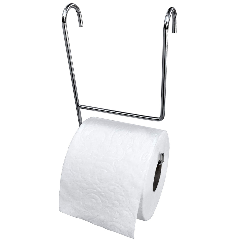 WEEBAK TP Pal chrome hanging in bathroom for easy extra tissue access