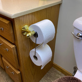 WEEBAK TP Pal chrome holds standard rolls securely within reach