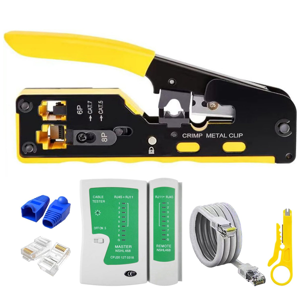 WEETOTUNG 1 m RJ45 cable for testing and demonstrations