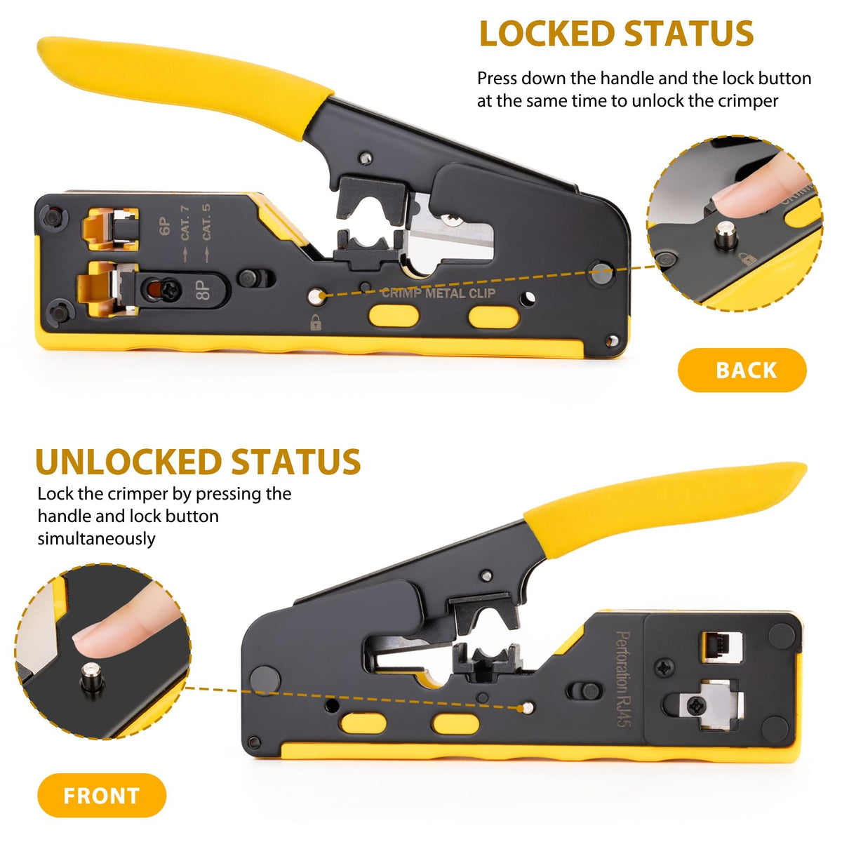 WEETOTUNG wire stripping tool enabling tidy jacket removal