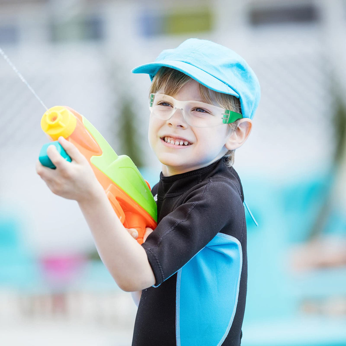 Weewooday wrap-around design goggles maximize wide-field eye protection
