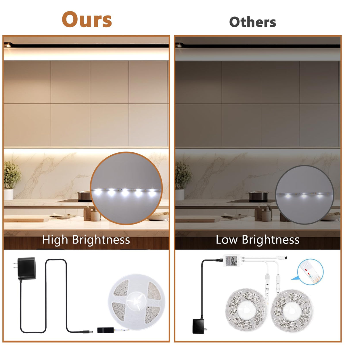 Wefomey 2700K–6500K range for mood and task lighting