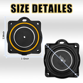 Screws and safety pin included in WEHOPE rebuild kit for Hiblow HP-60/HP-80