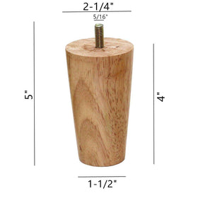 WEICHUAN 4-inch leg attached to sofa base demonstrates quick height upgrade.