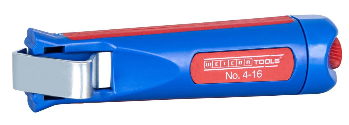 WEICON cable stripper No. 4-16 in application area for precise stripping