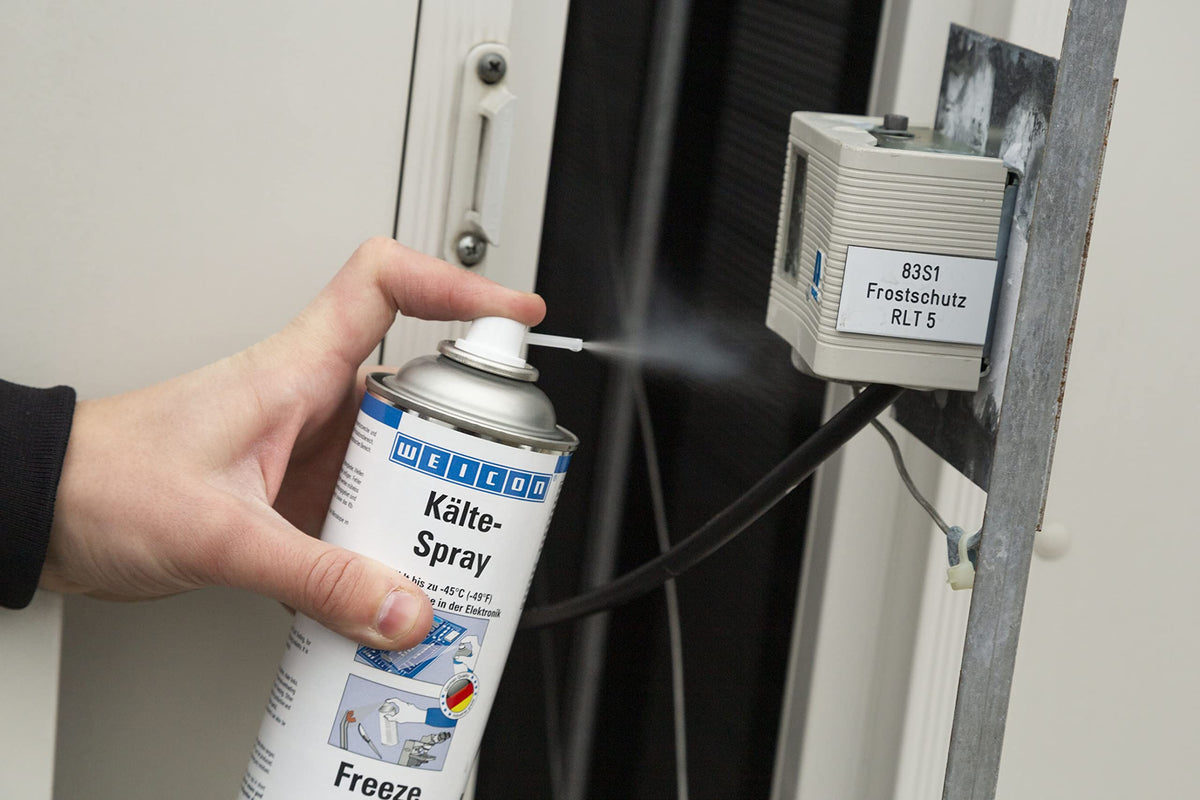 WEICON Freeze Spray storage and handling guidance to preserve performance.
