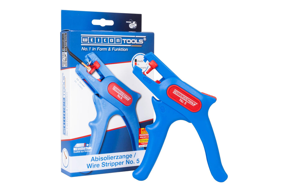WEICON Wire Stripper No. 5 with automatic diameter detection for precise stripping.