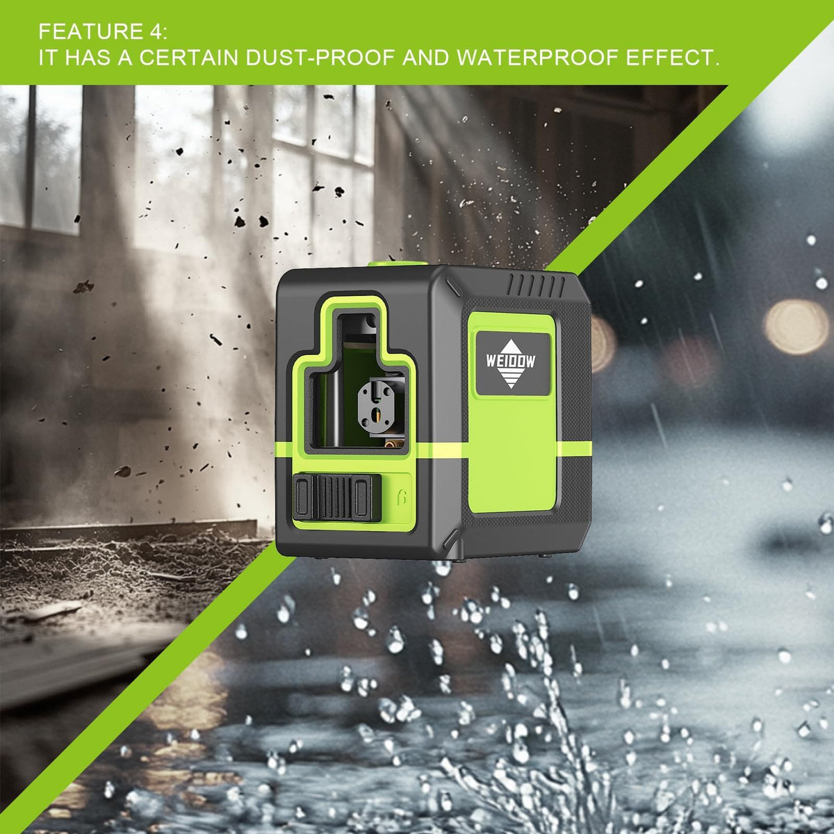 WEIDDW laser level battery 1200mAh for extended use